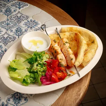 Сувлаки лосось