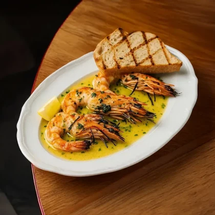 Тигровые креветки по-римски