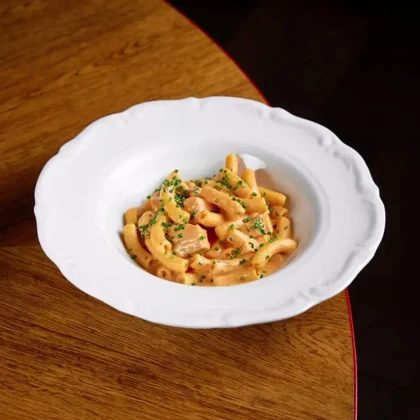 Маккерончини с лососем