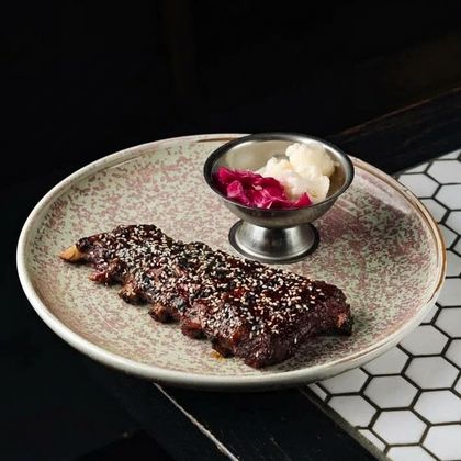 Свиные рёбра в соусе BBQ