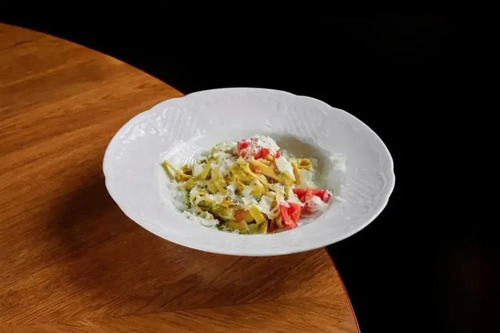 Тальятелле с креветками