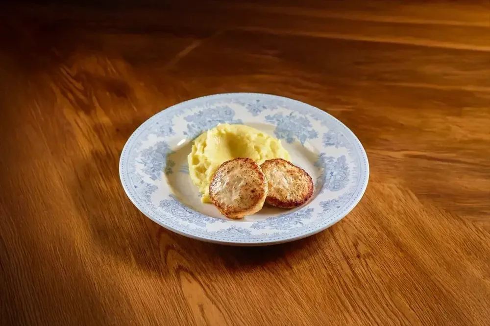 Куриные котлетки с картофельным пюре