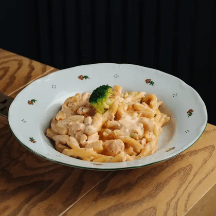 Казаречче с лососем