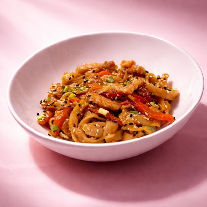 Удон с курицей