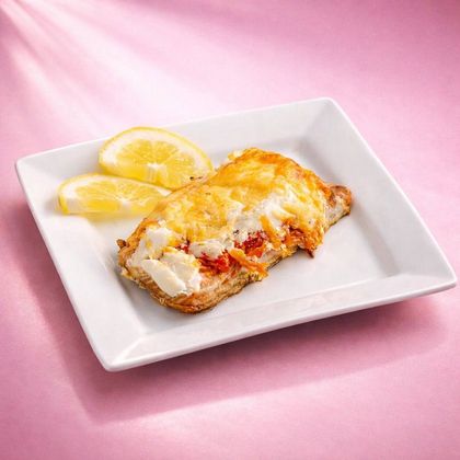 Горбуша под овощами