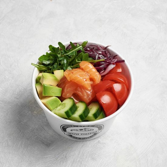 Поке с лососем