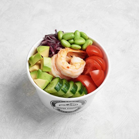 Поке с креветками