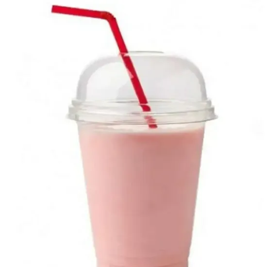 Клубничный молочный коктейль