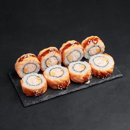 Запеченный лосось гриль