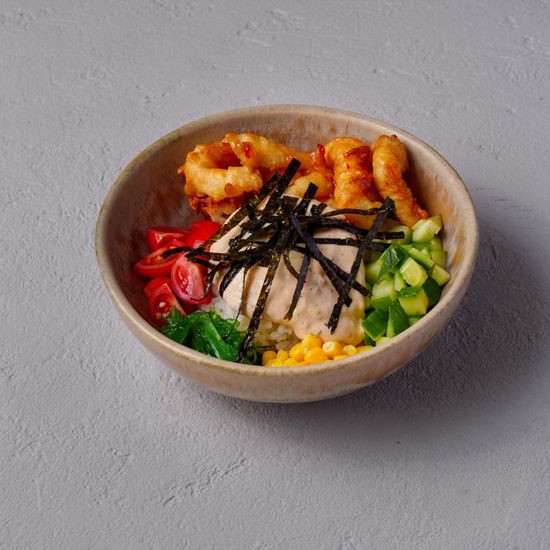 Поке с кальмаром