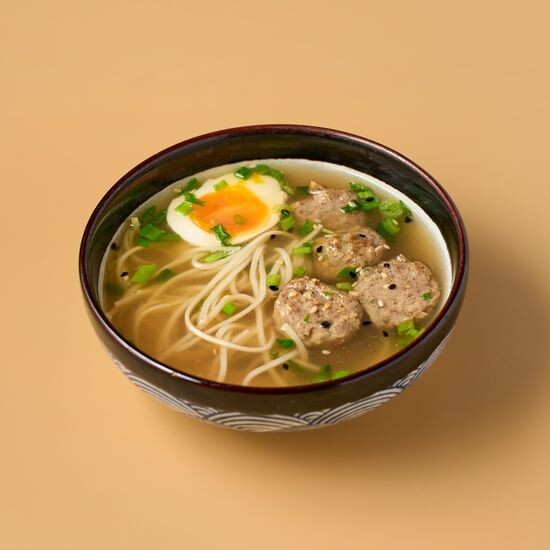 Тайваньский суп с фрикадельками