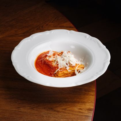 Лазанья с растительным фаршем