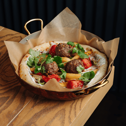 Гирос с митболами