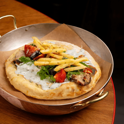 Гирос с цыпленком на гриле