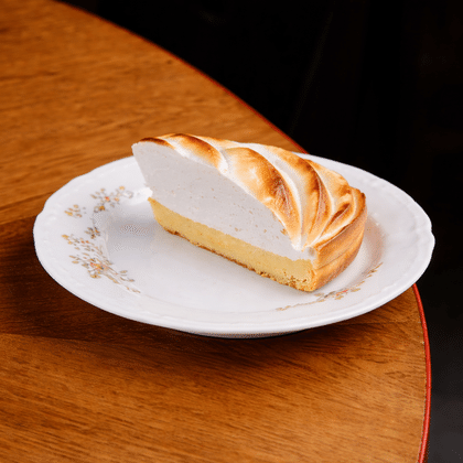 Лимонный тарт с меренгой