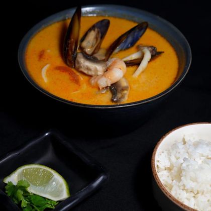 ТАЙСКИЙ ТОМ ЯМ С МОРЕПРОДУКТАМИ 450 ГР.