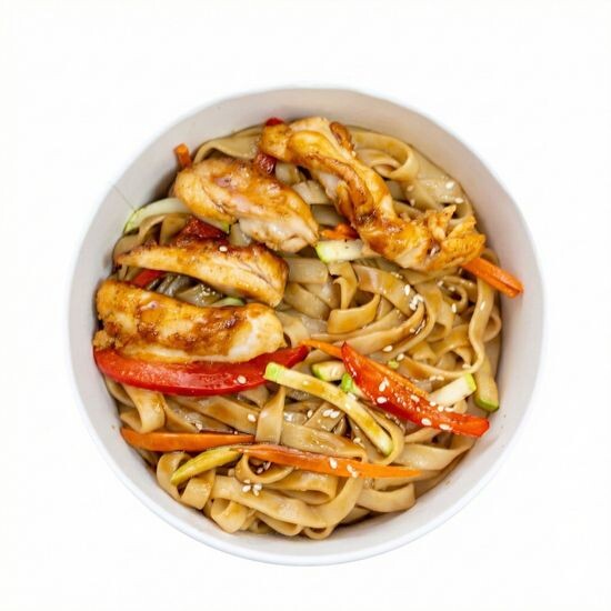 Вок с курицей