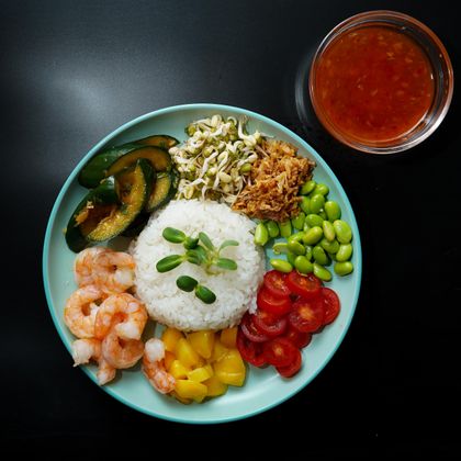 БОУЛ С КРЕВЕТКОЙ 300 гр