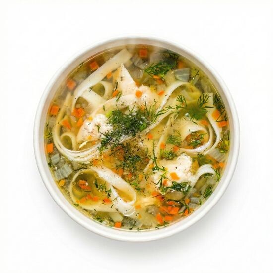 Суп с лапшой и курицей