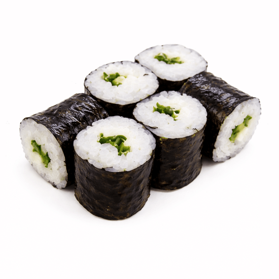 Мини ролл с зеленым луком и сливочным сыром