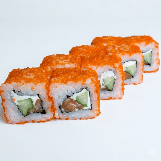 Ролл «Калифорния» с лососем