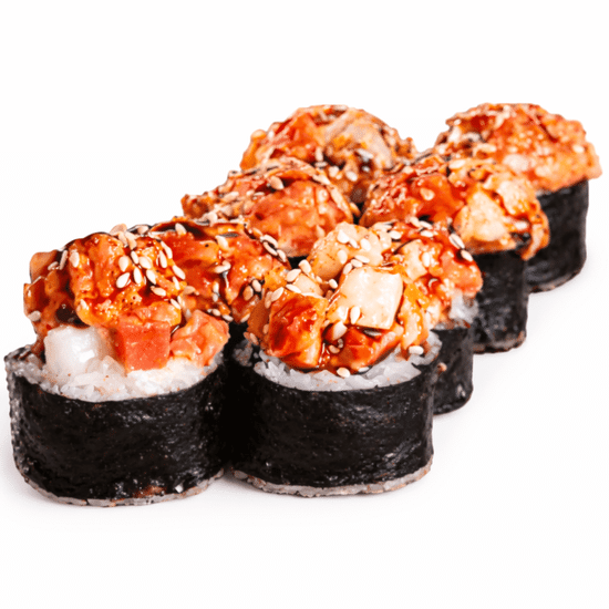 Ролл с гребешком