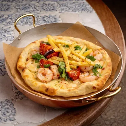 Гирос с креветкой