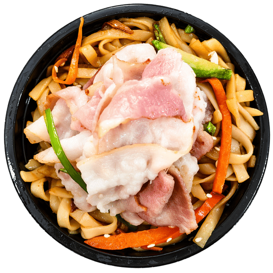 Лапша «с беконом»