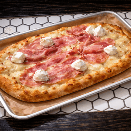 Пицца Бекон маскарпоне