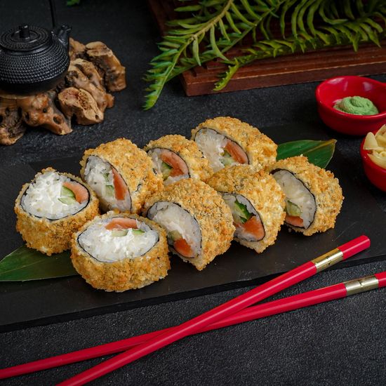 Темпура с лососем