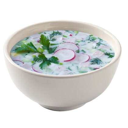 Окрошка на кефире