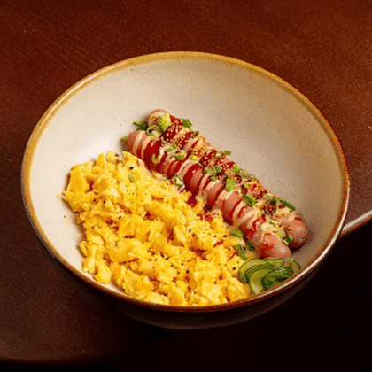 Скрембл, сосиски