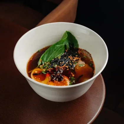 Рамен шою с говядиной