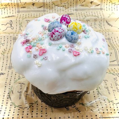 Творожный кулич