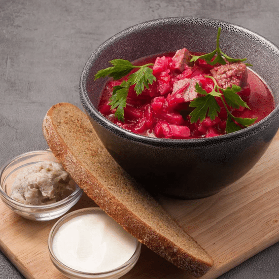 Борщ с говядиной