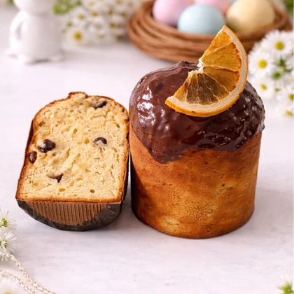 Кулич с изюмом