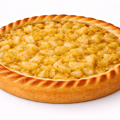 Постный пирог с яблоками
