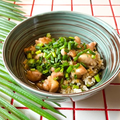 Тяхан с курицей