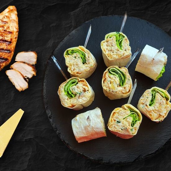 Рулетики с курицей