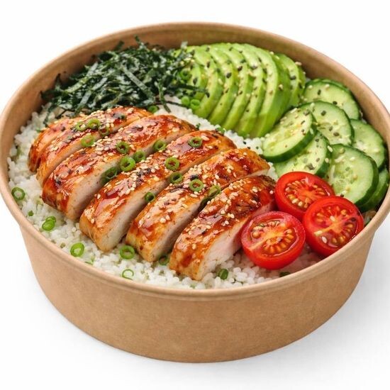 Поке с курицей