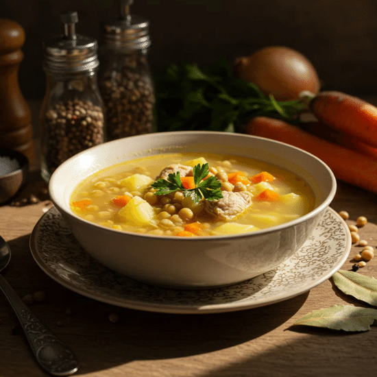 Суп гороховый