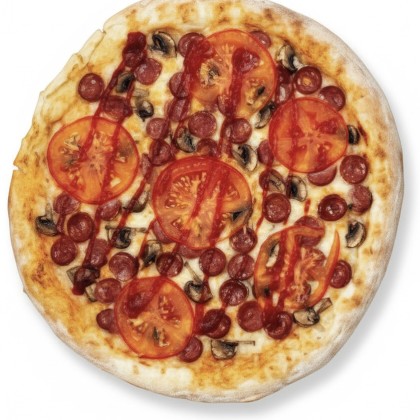 Пицца «Острая» с колбасками