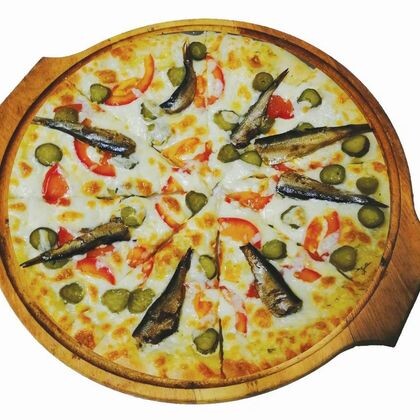 Пицца из СССР со шпротами