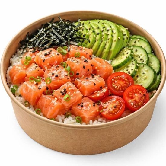 Поке с лососем