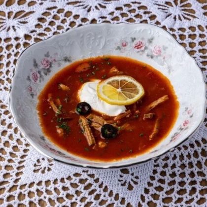 Мясная солянка