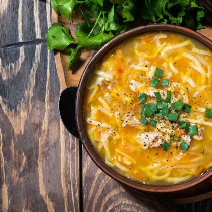 Лапша куриная