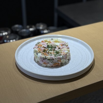 Оливье с Докторской колбасой