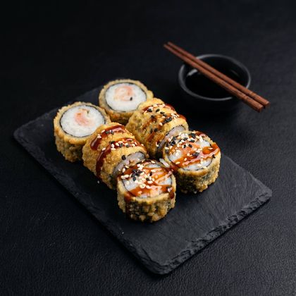 Жареные маки с беконом