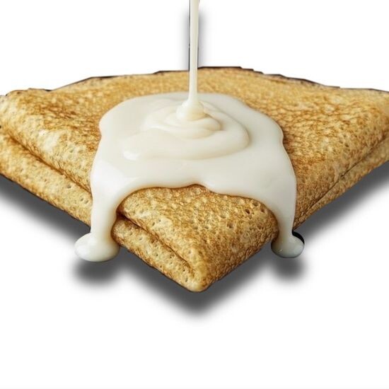 Блин со сгущенкой