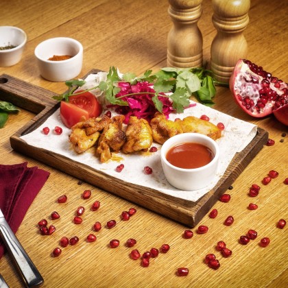 Мцвади (шашлык) из куриного бедра